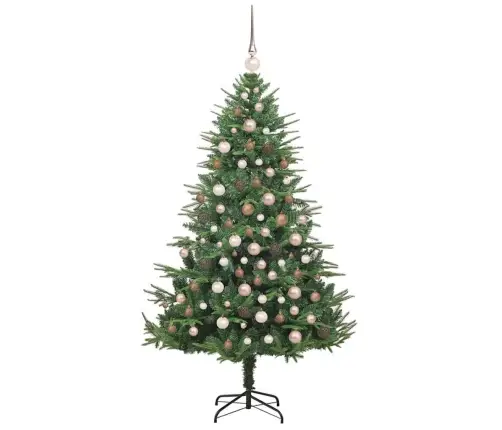 Tehiselt Eelvala Jõulupuu Koos Pallikomplektiga Roheline 180 Cm Tehiselt Eelvala Jõulupuu Koos Pallikomplektiga Roheline 180 Cm