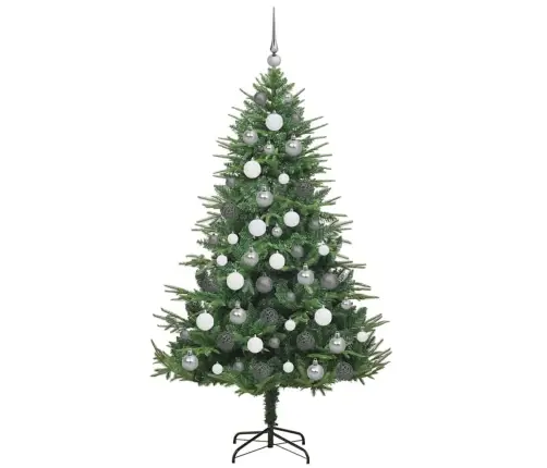 Tehiselt Eelvala Jõulupuu Koos Pallikomplektiga Roheline 180 Cm Tehiselt Eelvala Jõulupuu Koos Pallikomplektiga Roheline 180 Cm
