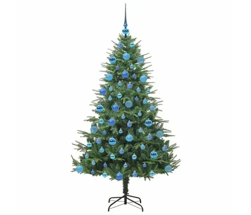 Dirbtinis Apšviestas Kalėdinis Medelis Su Kamuoliukų Rinkiniu Dirbtinis Apšviestas Kalėdinis Medelis Su Kamuoliukų Rinkiniu