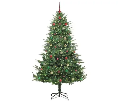 Tehiselt Eelvala Jõulupuu Koos Pallikomplektiga Roheline 180 Cm Tehiselt Eelvala Jõulupuu Koos Pallikomplektiga Roheline 180 Cm