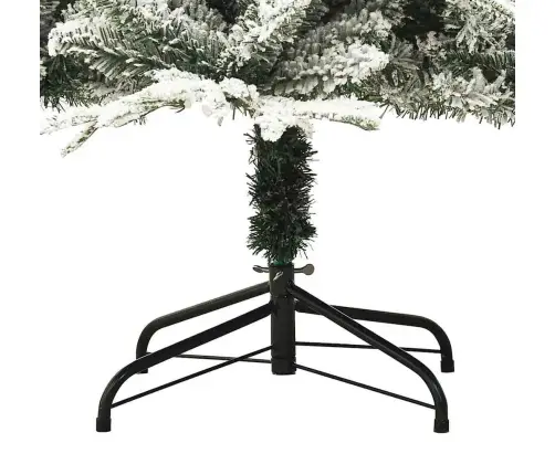 Tehis Pre-Lit Jõulupuu Koos Alusega Roheline 180 Cm Pvc Ja Pe