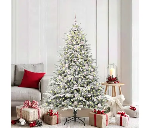 Tehiselt Eelvala Jõulupuu Koos Pallikomplektiga Roheline 180 Cm