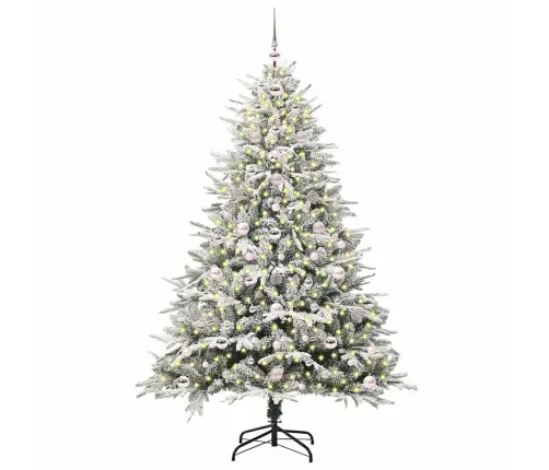 Tehiselt Eelvala Jõulupuu Koos Pallikomplektiga Roheline 180 Cm