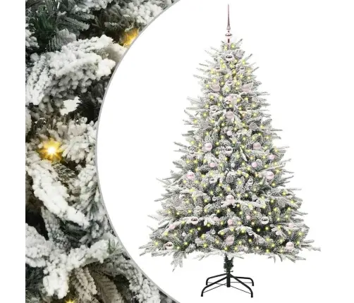 Tehiselt Eelvala Jõulupuu Koos Pallikomplektiga Roheline 180 Cm