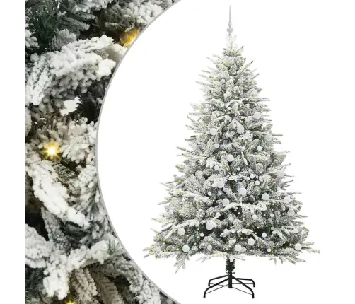 Tehiselt Eelvala Jõulupuu Koos Pallikomplektiga Roheline 210 Cm Tehiselt Eelvala Jõulupuu Koos Pallikomplektiga Roheline 210 Cm