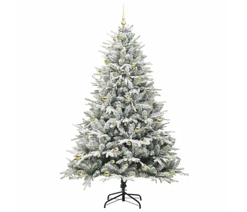 Tehiselt Eelvala Jõulupuu Koos Pallikomplektiga Roheline 240 Cm Tehiselt Eelvala Jõulupuu Koos Pallikomplektiga Roheline 240 Cm