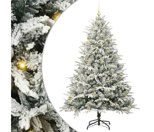 Tehiselt Eelvala Jõulupuu Koos Pallikomplektiga Roheline 240 Cm Tehiselt Eelvala Jõulupuu Koos Pallikomplektiga Roheline 240 Cm