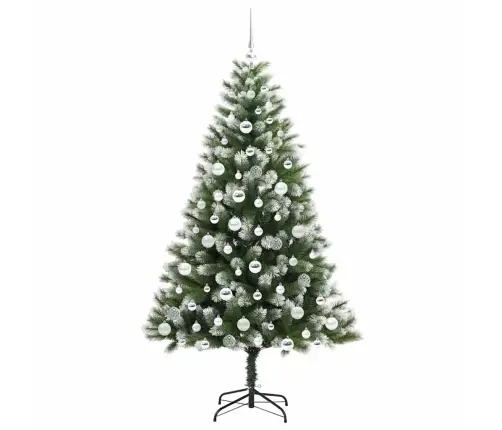 Mākslīgais Eņģu Ziemassvētku Koks Ar Pūkainu Sniegu 180 Cm Vidaxl