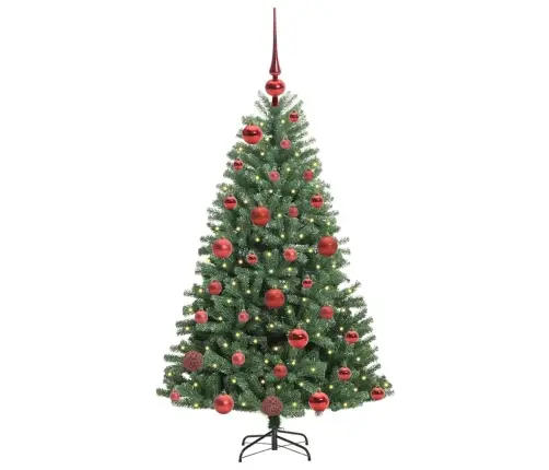 Dirbtinė Sulankstoma Kalėdų Eglutė Žalia 120 Cm Pvc Ir Metalas