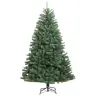 Dirbtinė Sulankstoma Kalėdų Eglutė Žalia 120 Cm Pvc Ir Metalas