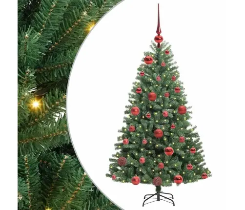 Dirbtinė Sulankstoma Kalėdų Eglutė Žalia 120 Cm Pvc Ir Metalas