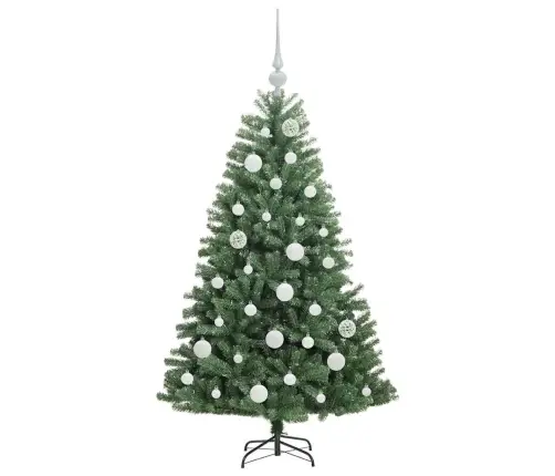 Kunstlik Kokkupandav Jõulupuu Roheline 120 Cm Pvc Ja Metall