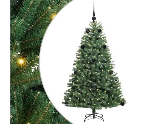 Mākslīgā Saliekamā Ziemassvētku Egle Zaļa 150 Cm Pvc Un Metāls Vidaxl Mākslīgā Saliekamā Ziemassvētku Egle Zaļa 150 Cm Pvc Un Metāls Vidaxl