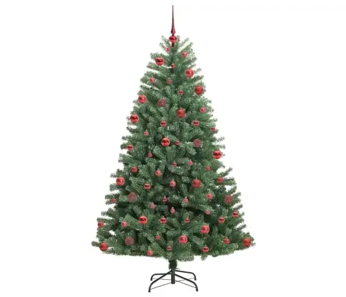 Mākslīgā Saliekamā Ziemassvētku Egle Zaļa 180 Cm Pvc Un Metāls Vidaxl