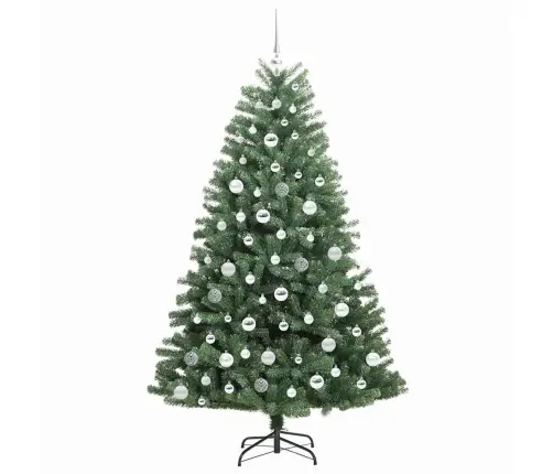 Kunstlik Kokkupandav Jõulupuu Roheline 180 Cm Pvc Ja Metall