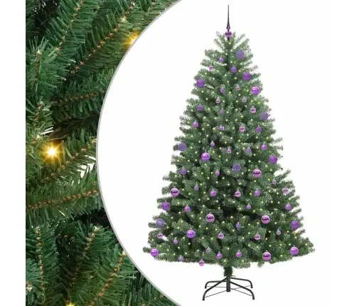 Mākslīgā Saliekamā Ziemassvētku Egle Zaļa 180 Cm Pvc Un Metāls Vidaxl