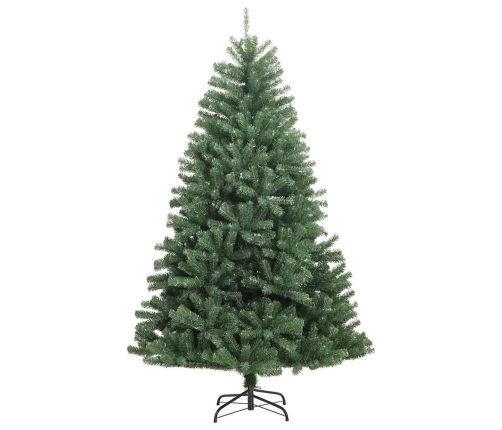 Dirbtinė Sulankstoma Kalėdų Eglutė Žalia 240 Cm Pvc Ir Metalas