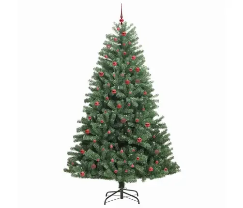 Mākslīgā Saliekamā Ziemassvētku Egle Zaļa 270 Cm Pvc Un Metāls Vidaxl Mākslīgā Saliekamā Ziemassvētku Egle Zaļa 270 Cm Pvc Un Metāls Vidaxl