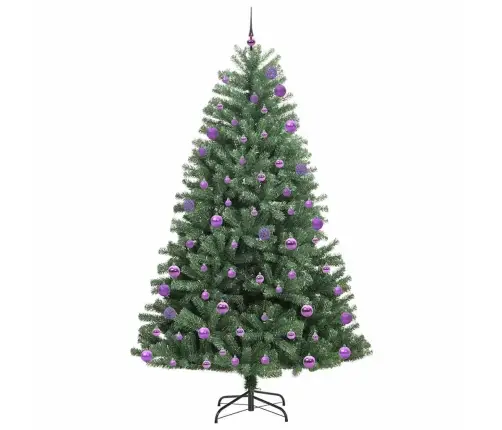 Kunstlik Kokkupandav Jõulupuu Roheline 270 Cm Pvc Ja Metall