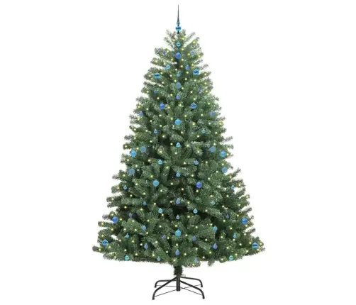 Kunstlik Kokkupandav Jõulupuu Roheline 270 Cm Pvc Ja Metall