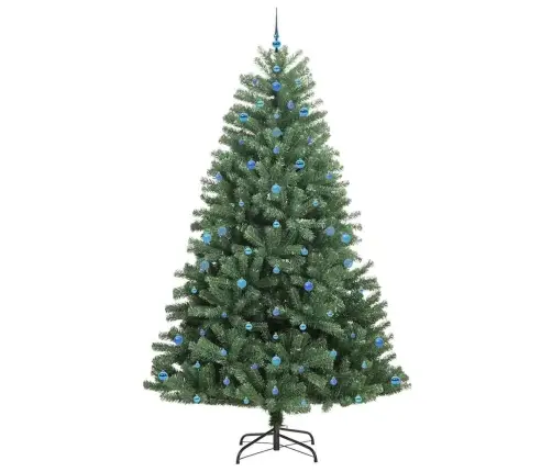 Kunstlik Kokkupandav Jõulupuu Roheline 270 Cm Pvc Ja Metall