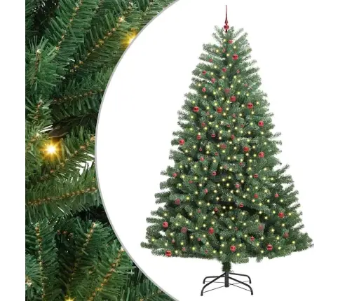 Kunstlik Kokkupandav Jõulupuu Roheline 300 Cm Pvc Ja Metall