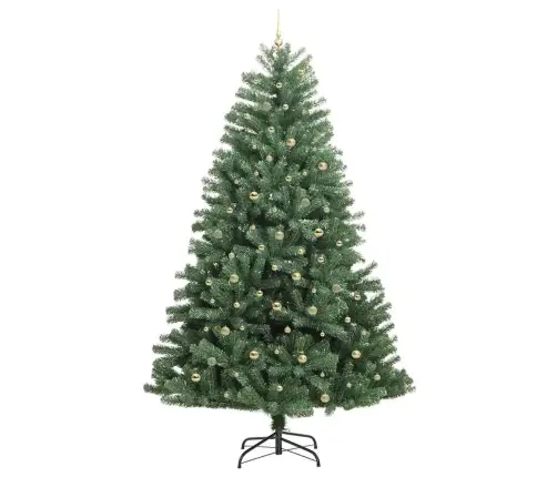 Kunstlik Kokkupandav Jõulupuu Roheline 300 Cm Pvc Ja Metall