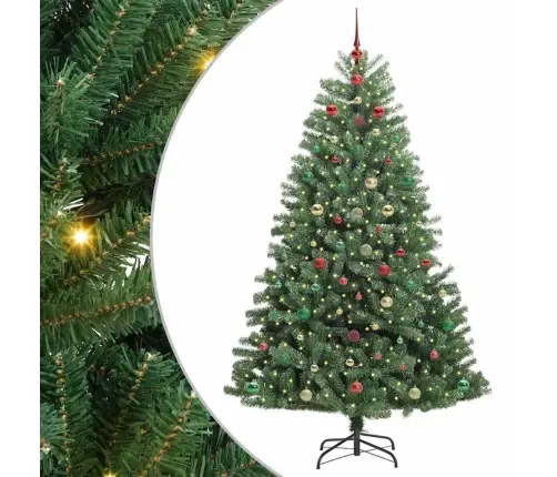 Kunstlik Kokkupandav Jõulupuu Roheline 300 Cm Pvc Ja Metall Kunstlik Kokkupandav Jõulupuu Roheline 300 Cm Pvc Ja Metall