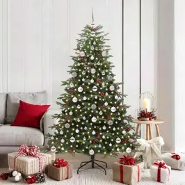 Mākslīgā Ziemassvētku Eglīte Su 300 Led Ar Statīvu Zaļa 180 Cm Vidaxl