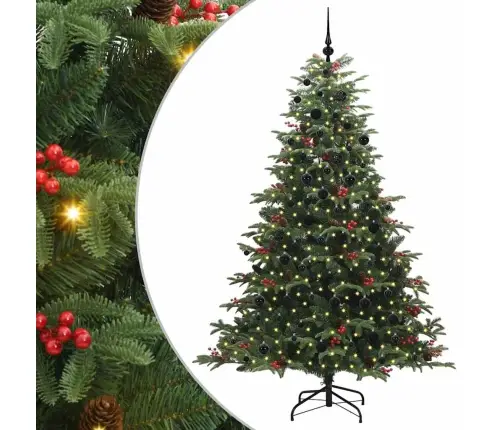 Mākslīgā Ziemassvētku Eglīte Zaļa 210 Cm Vidaxl