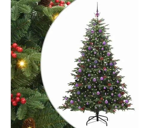 Mākslīgā Ziemassvētku Eglīte Zaļa 210 Cm Vidaxl