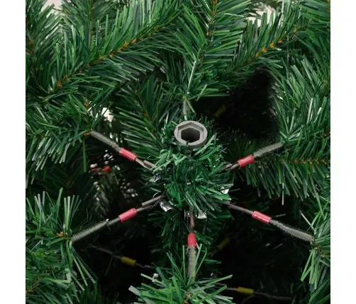 Tehisjõulupuu Roheline 210 Cm Pvc, Metall Ja Plastik Tehisjõulupuu Roheline 210 Cm Pvc, Metall Ja Plastik