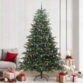 Mākslīgā Ziemassvētku Eglīte Su 300 Led Ar Statīvu Zaļa 240 Cm Vidaxl Mākslīgā Ziemassvētku Eglīte Su 300 Led Ar Statīvu Zaļa 240 Cm Vidaxl
