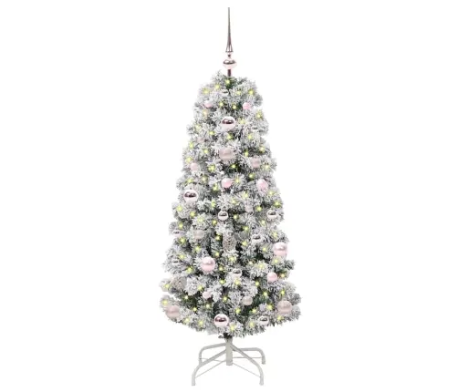 Mākslīgā Saliekamā Ziemassvētku Egle Zaļš Un Balts 120 Cm Pvc Vidaxl Mākslīgā Saliekamā Ziemassvētku Egle Zaļš Un Balts 120 Cm Pvc Vidaxl