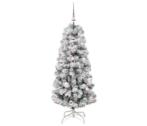 Mākslīgā Saliekamā Ziemassvētku Egle Zaļš Un Balts 120 Cm Pvc Vidaxl Mākslīgā Saliekamā Ziemassvētku Egle Zaļš Un Balts 120 Cm Pvc Vidaxl