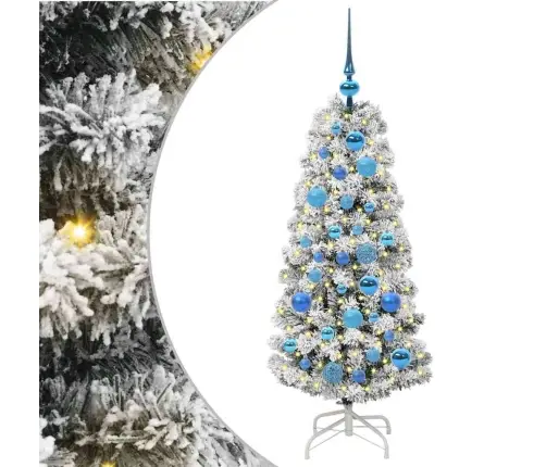 Kunstlik Kokkupandav Jõulupuu Roheline Ja Valge 120 Cm