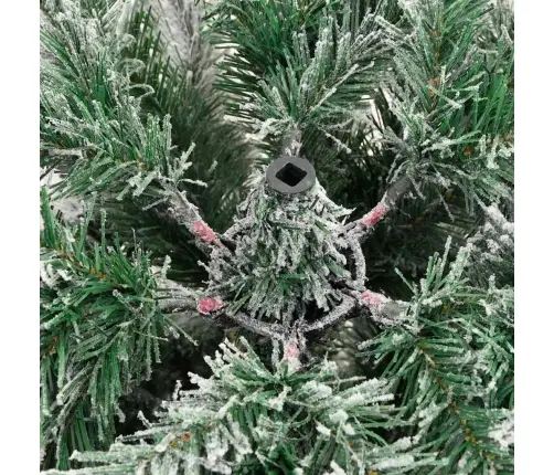 Kunstlik Kokkupandav Jõulupuu Roheline Ja Valge 150 Cm