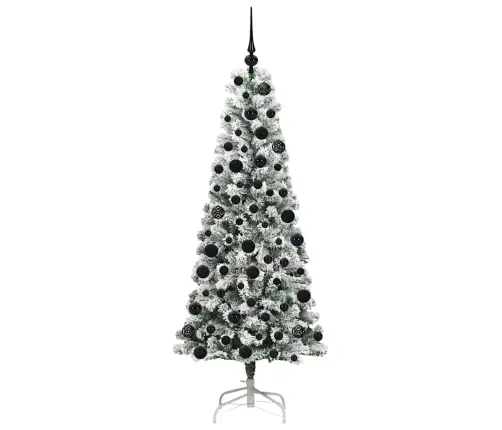 Kunstlik Kokkupandav Jõulupuu Roheline Ja Valge 180 Cm