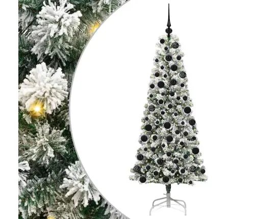 Kunstlik Kokkupandav Jõulupuu Roheline Ja Valge 180 Cm