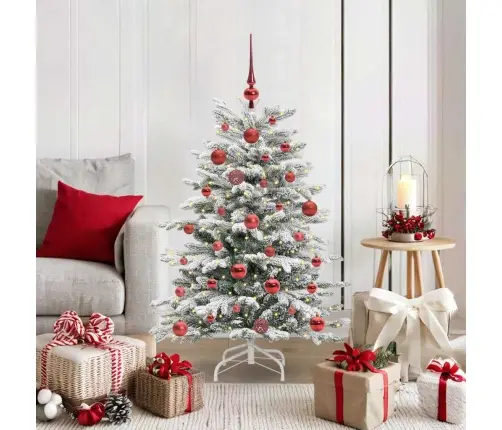 Mākslīgā Saliekamā Ziemassvētku Egle Balts 120 Cm Pe Un Pvc Vidaxl Mākslīgā Saliekamā Ziemassvētku Egle Balts 120 Cm Pe Un Pvc Vidaxl
