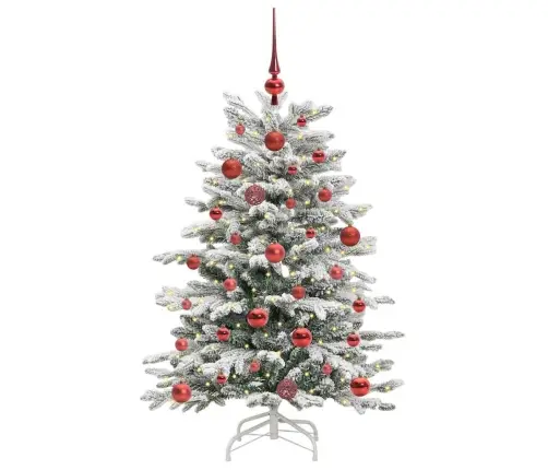 Mākslīgā Saliekamā Ziemassvētku Egle Balts 120 Cm Pe Un Pvc Vidaxl Mākslīgā Saliekamā Ziemassvētku Egle Balts 120 Cm Pe Un Pvc Vidaxl