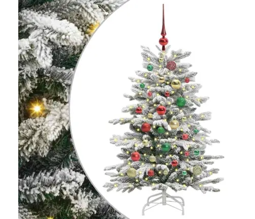 Kunstlik Kokkupandav Jõulupuu Valge 120 Cm Pe Ja Pvc Kunstlik Kokkupandav Jõulupuu Valge 120 Cm Pe Ja Pvc