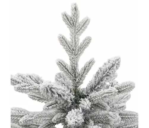 Mākslīgā Saliekamā Ziemassvētku Egle Balts 150 Cm Pe Un Pvc Vidaxl