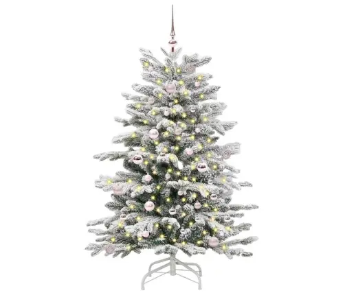 Mākslīgā Saliekamā Ziemassvētku Egle Balts 150 Cm Pe Un Pvc Vidaxl Mākslīgā Saliekamā Ziemassvētku Egle Balts 150 Cm Pe Un Pvc Vidaxl