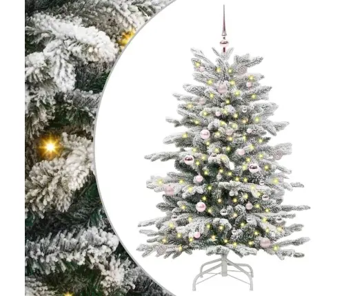 Mākslīgā Saliekamā Ziemassvētku Egle Balts 150 Cm Pe Un Pvc Vidaxl Mākslīgā Saliekamā Ziemassvētku Egle Balts 150 Cm Pe Un Pvc Vidaxl