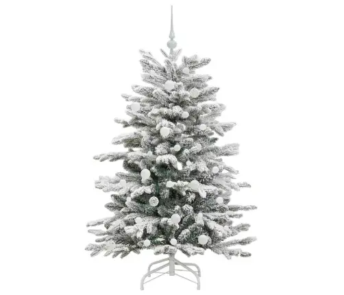 Kunstlik Kokkupandav Jõulupuu Valge 150 Cm Pe Ja Pvc