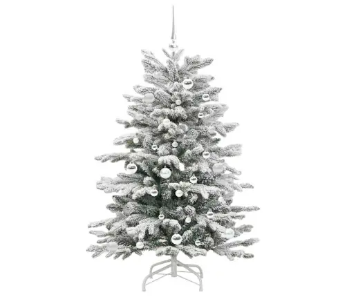 Kunstlik Kokkupandav Jõulupuu Valge 150 Cm Pe Ja Pvc