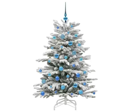 Mākslīgā Saliekamā Ziemassvētku Egle Balts 150 Cm Pe Un Pvc Vidaxl Mākslīgā Saliekamā Ziemassvētku Egle Balts 150 Cm Pe Un Pvc Vidaxl