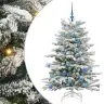 Mākslīgā Saliekamā Ziemassvētku Egle Balts 150 Cm Pe Un Pvc Vidaxl Mākslīgā Saliekamā Ziemassvētku Egle Balts 150 Cm Pe Un Pvc Vidaxl