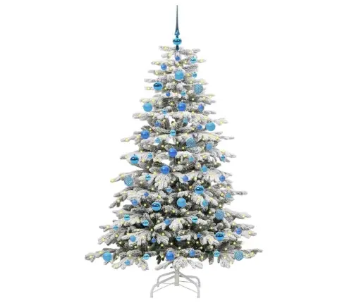 Mākslīgā Saliekamā Ziemassvētku Egle Balts 180 Cm Pe Un Pvc Vidaxl Mākslīgā Saliekamā Ziemassvētku Egle Balts 180 Cm Pe Un Pvc Vidaxl